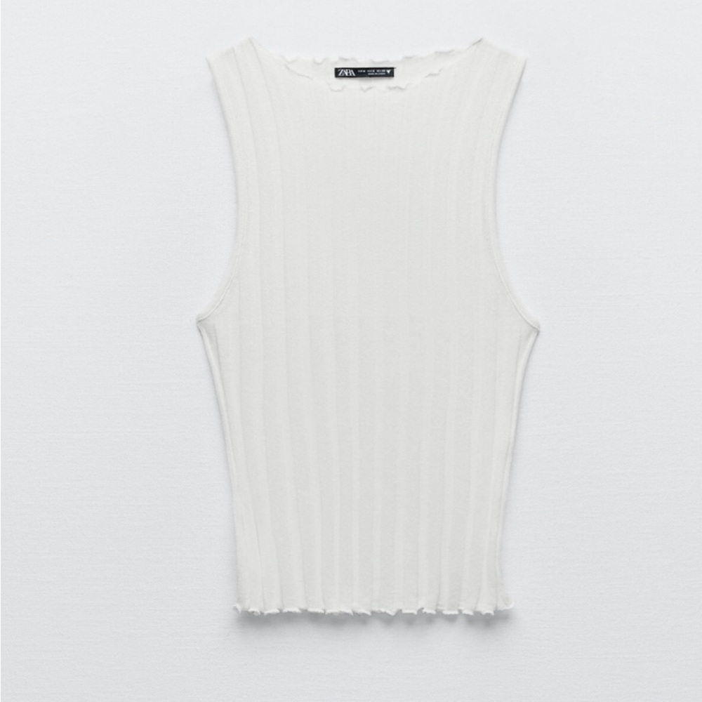 Flash Sale πZara - Ribbed Top - Picture 5 of 9
